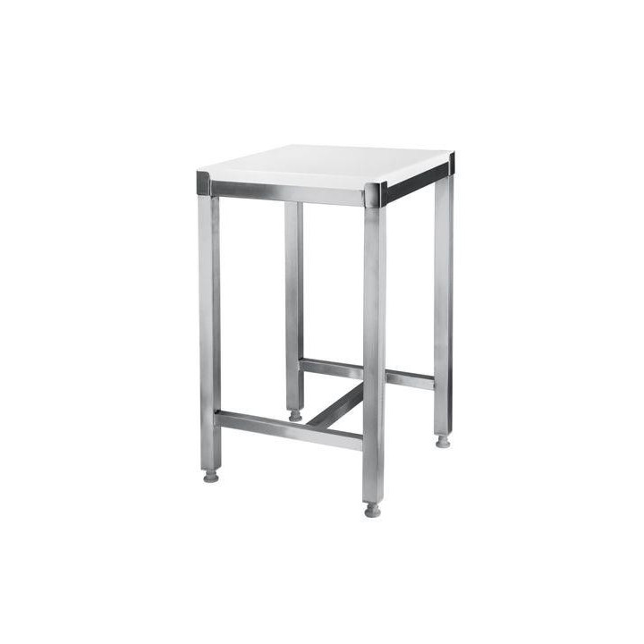 Kloc z polietylenu na podstawie stalowej 500x400x800mm Hendi 505687