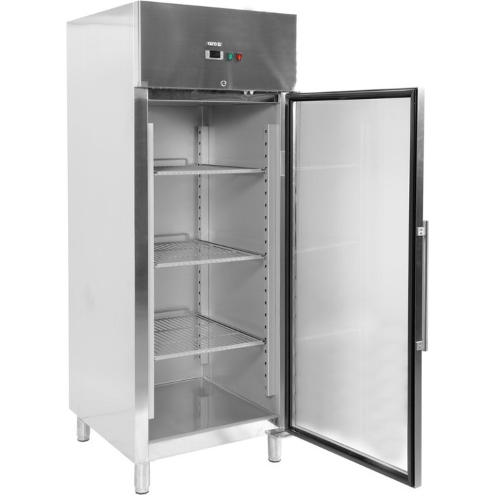 Szafa chłodnicza 650L GN 2/1 półki 680x810x2010 przeszklona Yato YG-05225