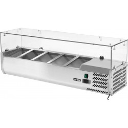 Witryna chłodnicza nadstawna 5x1/4 GN nadstawka Yato YG-05320