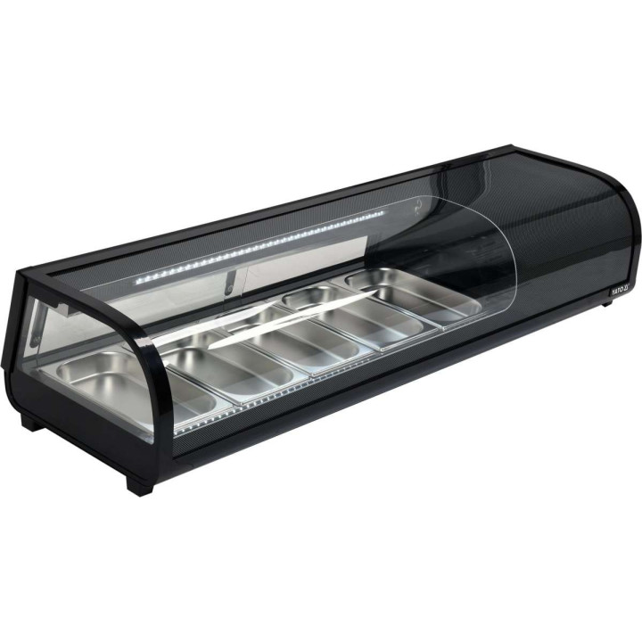Witryna chłodnicza YATO do sushi 5x1/3GN 1350x420x295mm Yato YG-05001