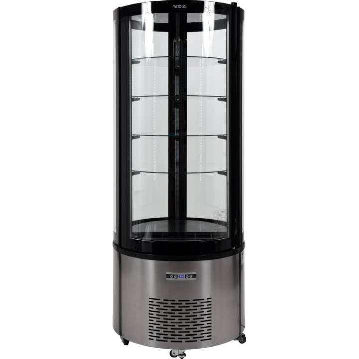 Witryna chłodnicza YATO wolnostojąca okrągła o pojemności 400L 68x68x175cm Yato YG-05098