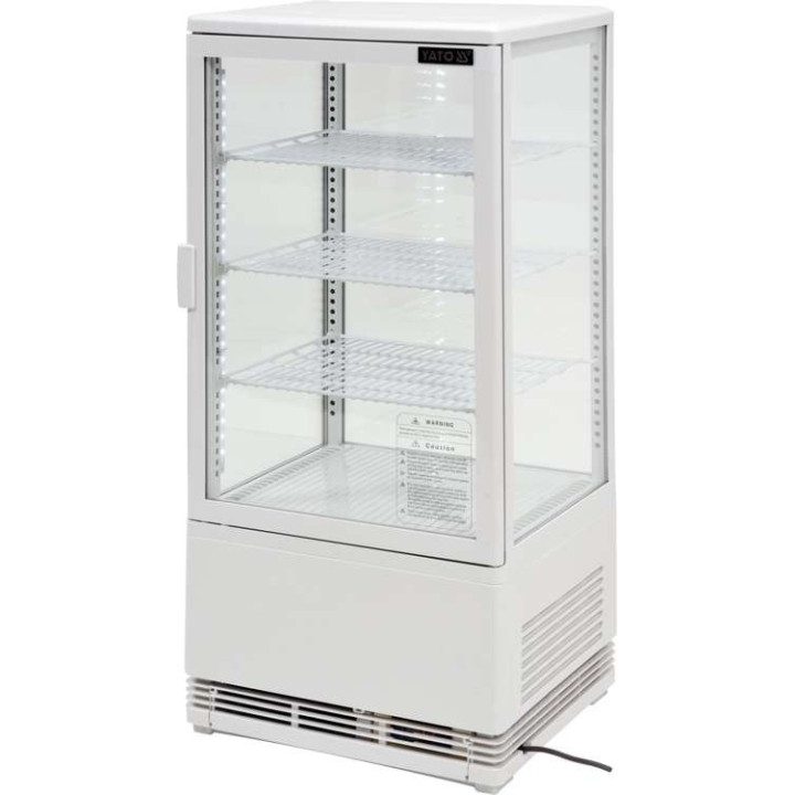Witryna chłodnicza YATO wolnostojąca o pojemności 78L biała 42x38x96cm Yato YG-05055