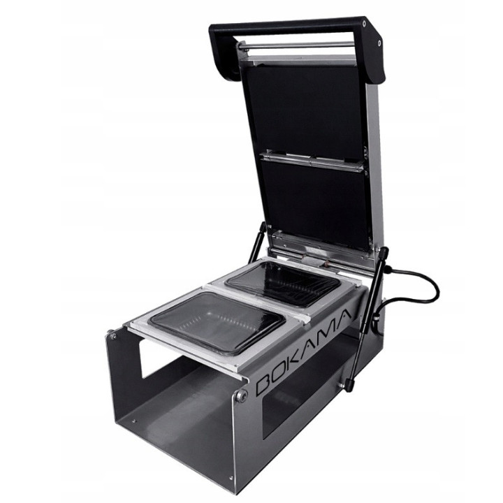 Zgrzewarka do tacek cateringowych podwójna 227x178mm/270x185 mm