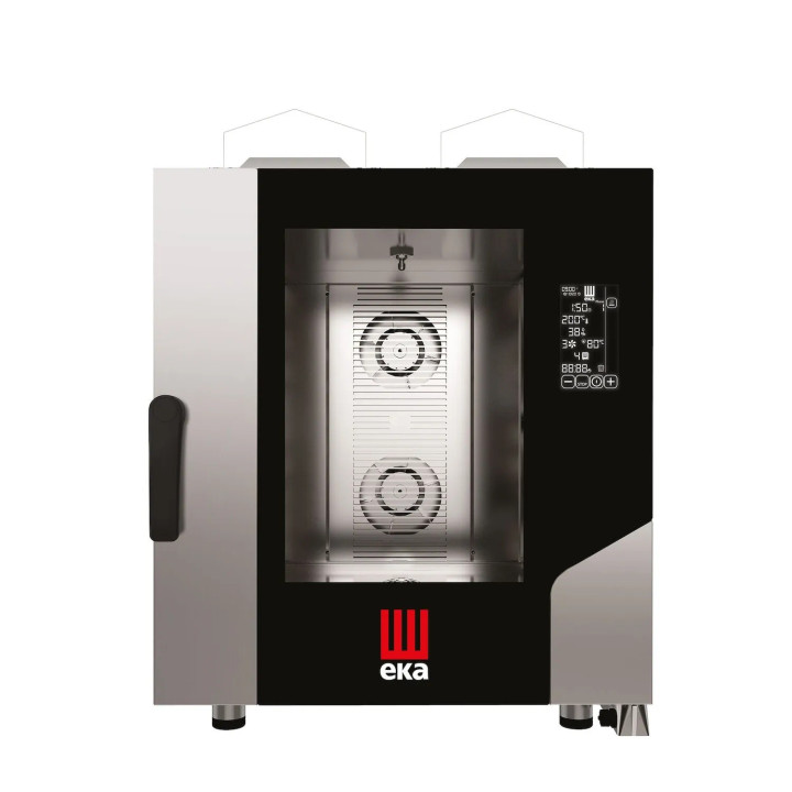 Piec konwekcyjno - parowy Millennial Black Mask GASTRO 7 x GN  1/1 gazowy sterowany elektronicznie 730x849x(H)951mm