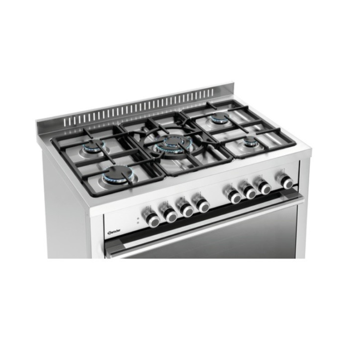 Kuchnia gazowa 5-palnikowa 11,3kW z piekarnikiem wielofunkcyjnym BGH 600-521