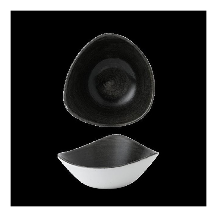  Miska trójkątna Stonecast Patina Iron Black  370ml