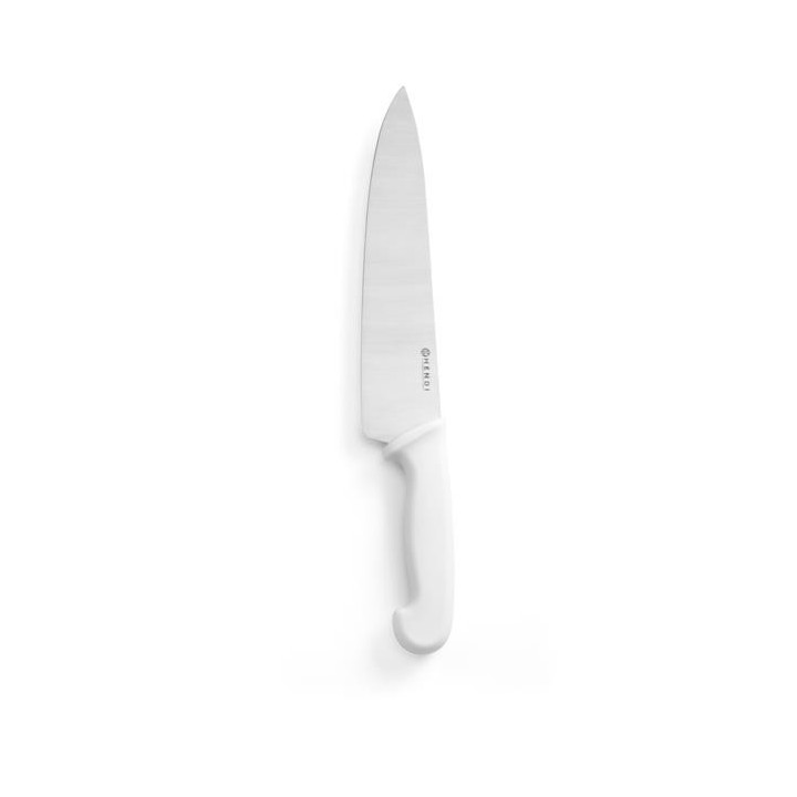 Nóż kucharski HACCP - 240 mm, biały Hendi 842751