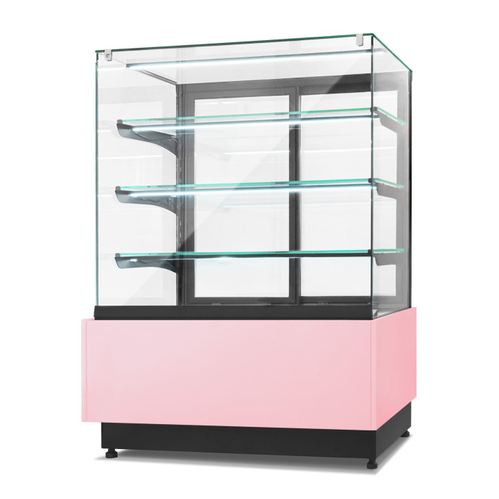 Witryna cukiernicza chłodnicza Dolce Visione Premium 1300 | 1300x690x1300 mm
