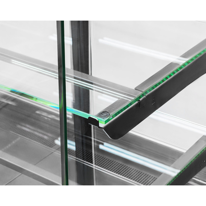 Witryna cukiernicza chłodnicza Dolce Visione Premium 900 | 900x690x1300 mm