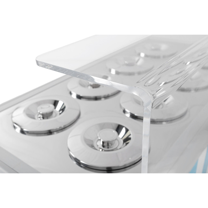 Dystrybutor do lodów | witryna do lodów | konserwator | retro | 8 tub | okrągłe kuwety | 1283x670x895 mm | GELATO POZETTI 8 