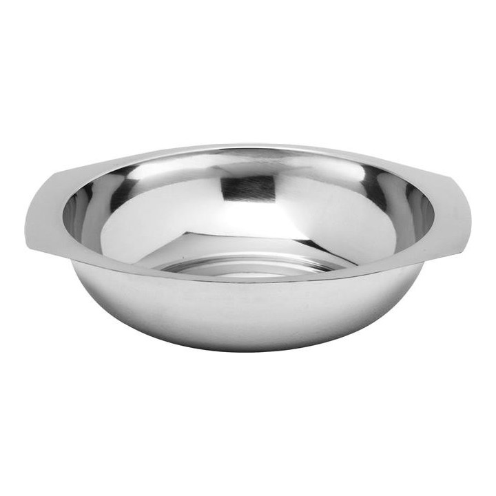 Miseczka stalowa na warzywa/surówkę z uchwytami śr. 120 mm