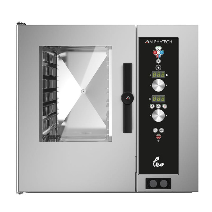 Piec konwekcyjno-parowy bojlerowy  gazowy Alphatech by Lainox | LBGS071 | 12kW | 7x GN 1/1