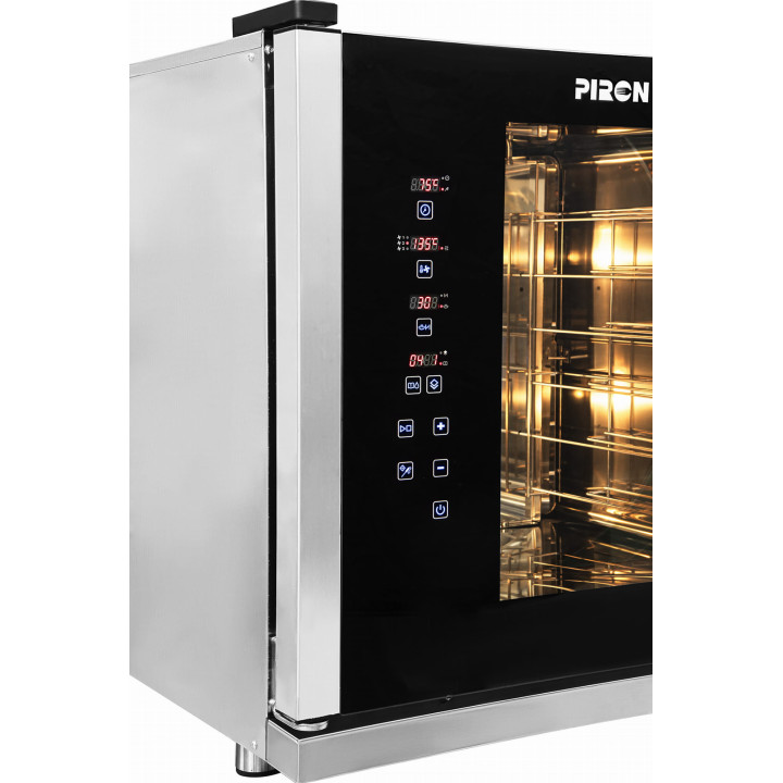 Piec konwekcyjno-parowy 4x GN1/1 | 4x 600x400 | automatyczny system myjący | 6,3 kW | Piron Vespucci Wash PF8904U