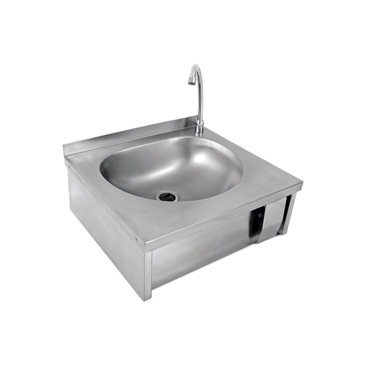 Umywalka bezdotykowa | włącznik kolanowy | naścienna | 505x450x220 | RQ.DKE.001