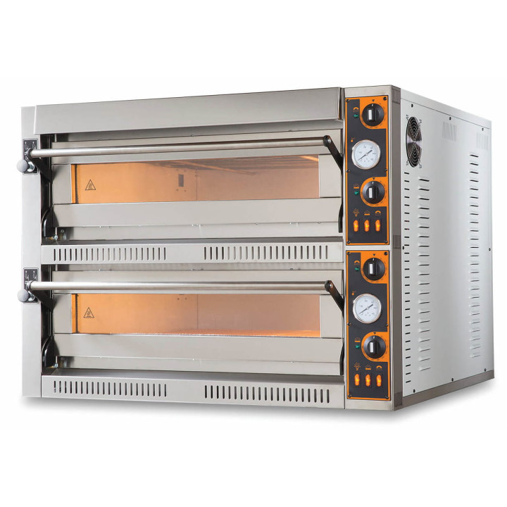 Piec do pizzy elektryczny | dwukomorowy | 12x36 | TOP 66 XL (TecPro66)