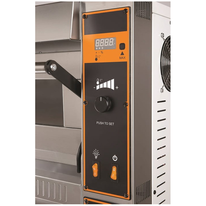 Piec do pizzy elektryczny | jednokomorowy | 6x36 | TOP D 6 XL/L (Tecpro6BIG/L)