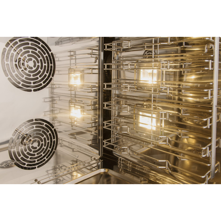 Piec konwekcyjno-parowy  VS DA 006E | 6x 600x400mm | 6x GN1/1 | sterowanie manualne