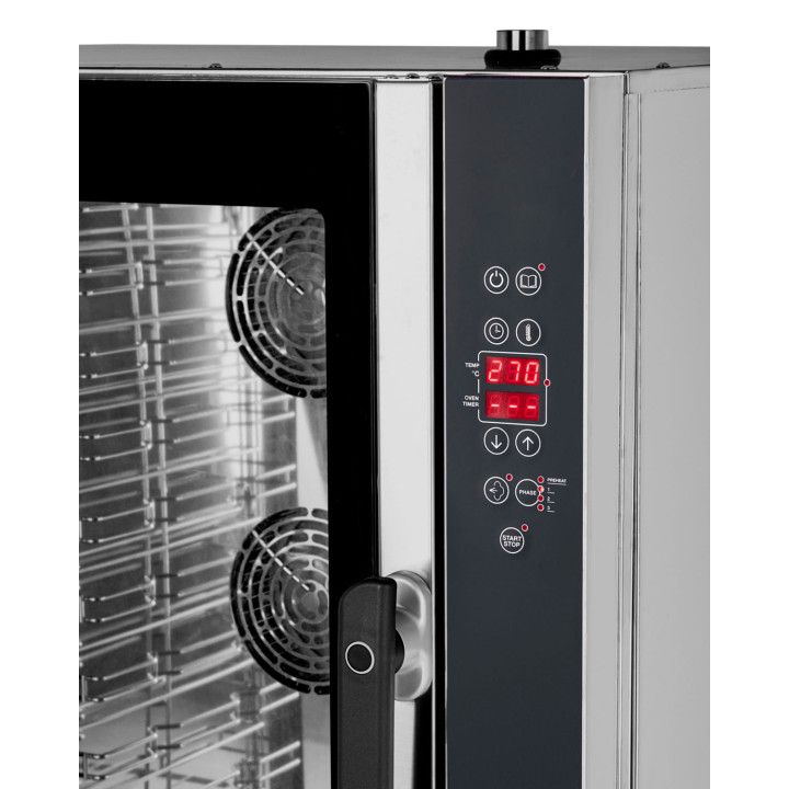 Piec konwekcyjno-parowy VS DP 006E | 6x 600x400mm | 6xGN1/1 | sterowanie elektroniczne
