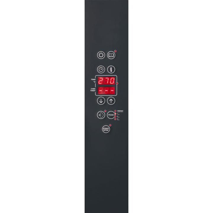 Piec konwekcyjno-parowy VS DP 010E | 10x 600x400mm | 10x GN1/1 | sterowanie elektroniczne