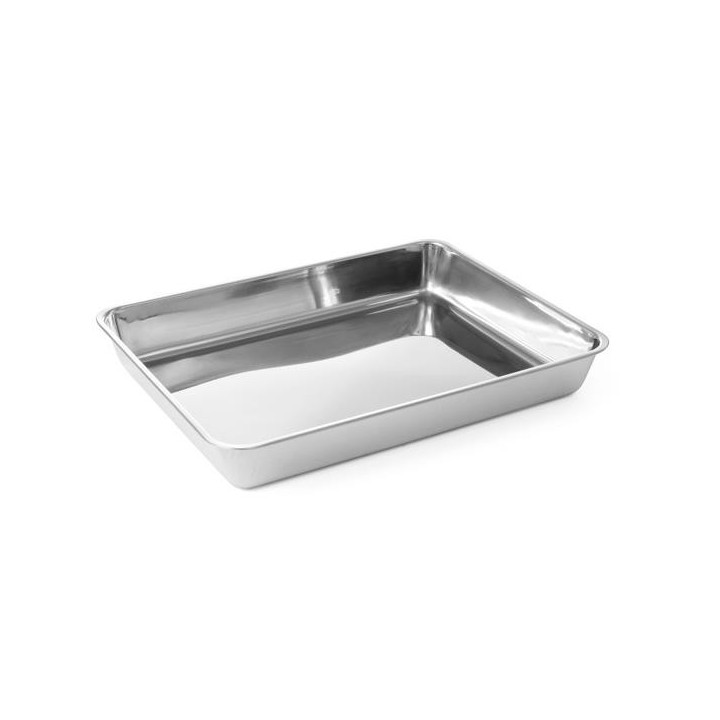 Pojemnik na mięso - stalowy 310 x 240 x 48 mm Hendi 508206