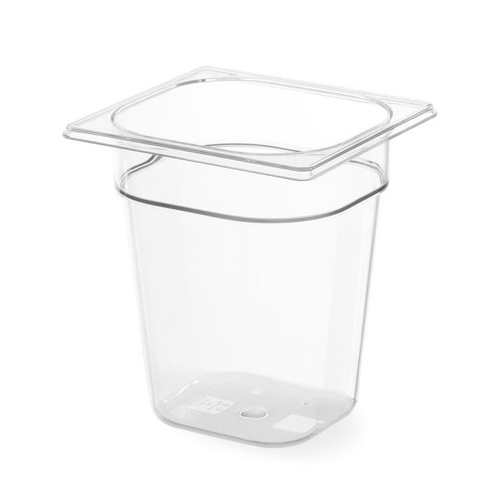 Pojemnik GN 1/6 - 176x162 mm  150 mm Hendi poliwęglan 861714