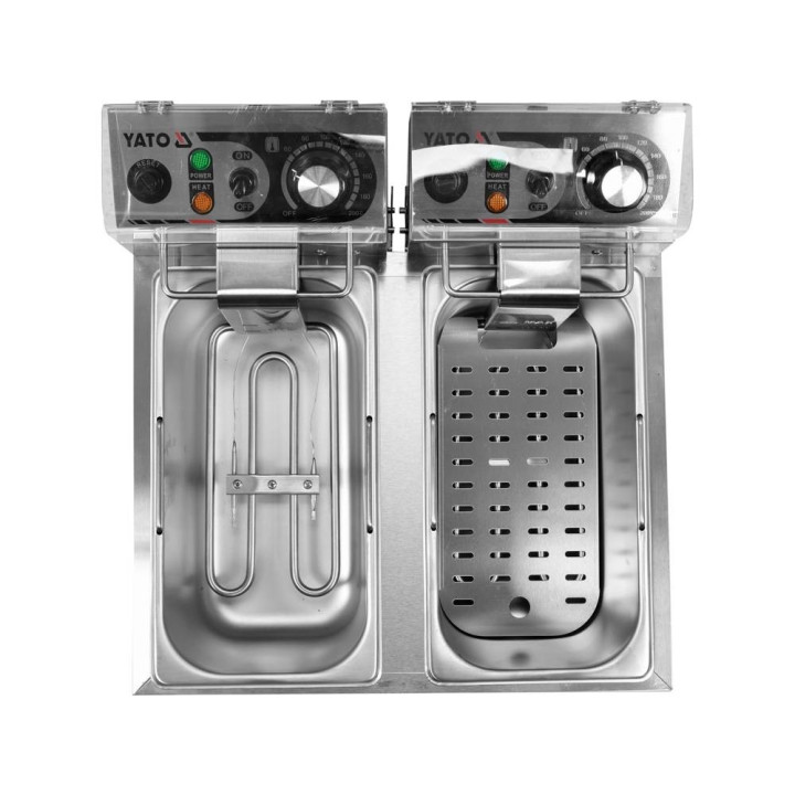 Frytownica 2-komorowa YATO 2*3,5L 2*2000W Yato YG-04620