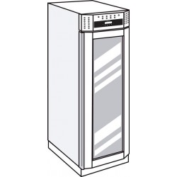 Cokół ze stali nierdzewnej - komplet z 3 stron. Przeznaczenie: szafa 2-drzwiowa 1500 L INOX, 1500 L GLASS, 1500 L VIP