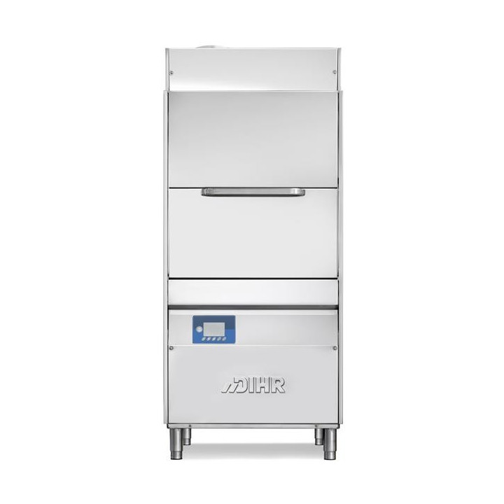 Zmywarka do garów, pojemników i termosów, kosz 700 x 700 z dozownikiem detergentu, z pompą spustową, z systemem odzysku ciepła