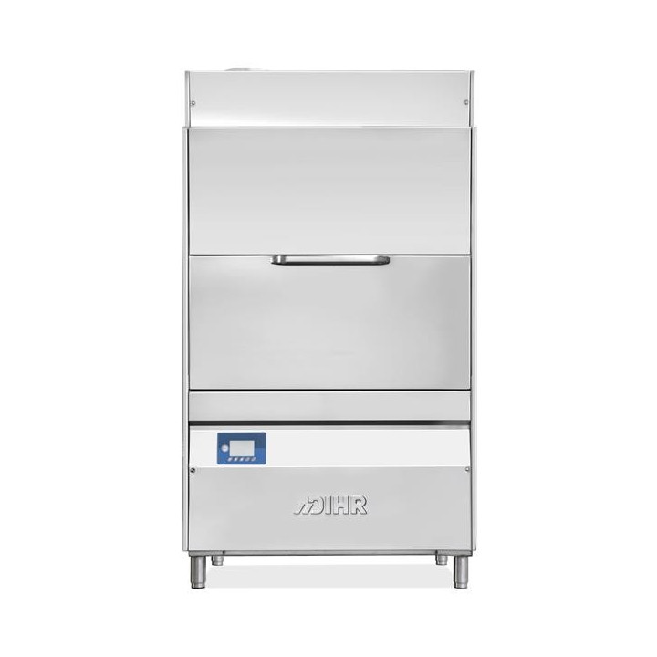 Zmywarka do garów, pojemników i termosów, kosz 725 x 850 z dozownikiem detergentu, z pompą spustową, z systemem odzysku ciepła