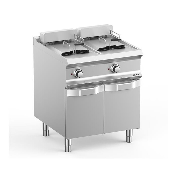 Frytownica elektryczna 2 x 12 l z szafką linia DominaPro 700 