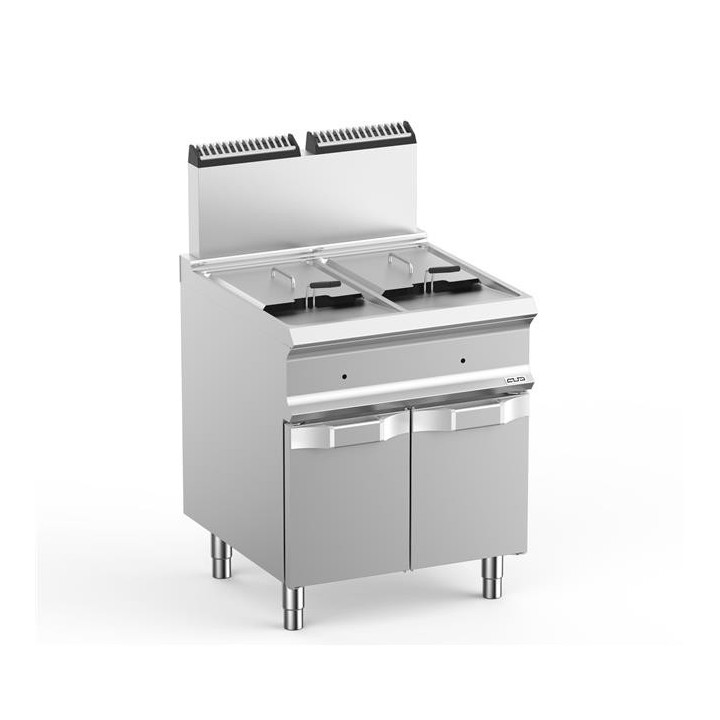 Frytownica gazowa z szafką 2 x 14 l linia DominaPro 700 