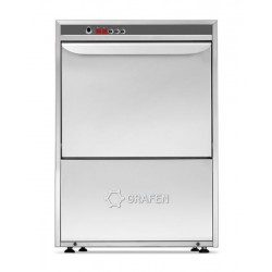 Zmywarka na tace LP1 S4 PS DDE PAP, 600x400 mm z dozownikiem detergentu, pompą wspomagającą płukanie i pompą spustową