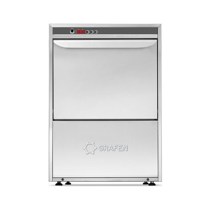 Zmywarka na tace LP1 S4 PS DDE PAP, 600x400 mm z dozownikiem detergentu, pompą wspomagającą płukanie i pompą spustową