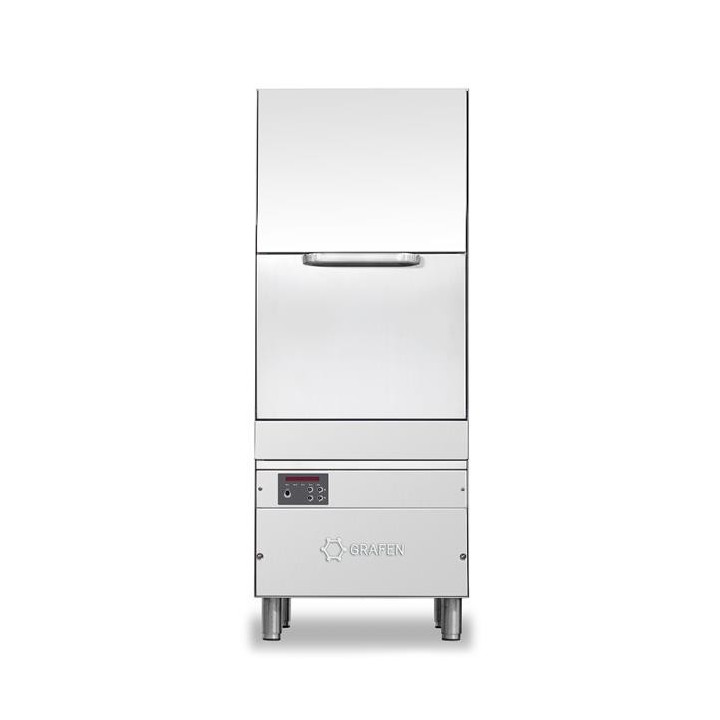 Zmywarka do garów i pojemników LP1 800 DDE PAP PS, 550 x 665 z dozownikiem detergentu, pompą wspomagającą płukanie i pompą spust