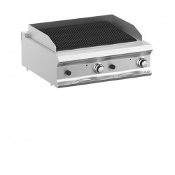 Grill lawowy gazowy podwójny z rusztem żeliwnym nastawny linia DominaPro 700