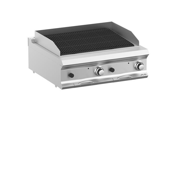 Grill lawowy gazowy podwójny z rusztem żeliwnym nastawny linia DominaPro 700