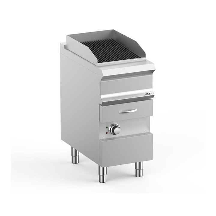 Grill wodny elektryczny pojedynczy na podstawie z szufladą na wodę linia DominaPro 700 