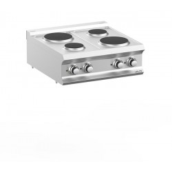 Kuchnia elektryczna 4-płytowa nastawna linia DominaPro 700 