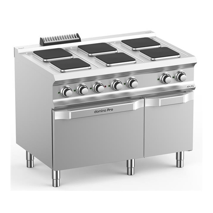 Kuchnia elektryczna- 6 płytowa z piekarnikiem elektrycznym GN2/1 linia DominaPro 700 