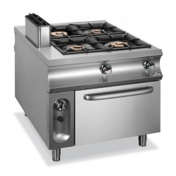 Kuchnia gazowa 4 - palnikowa z przelotowym piekarnikiem gazowym Domina 1100 