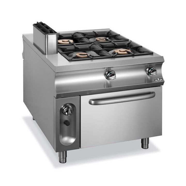 Kuchnia gazowa 4 - palnikowa z przelotowym piekarnikiem gazowym Domina 1100 