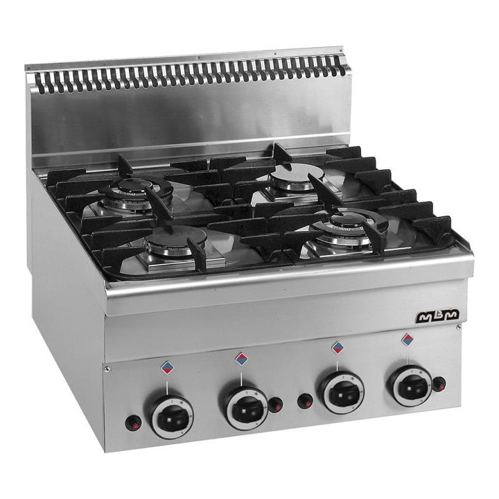 Kuchnia gazowa stołowa 4-palnikowa, Minima 600