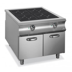 Kuchnia indukcyjna 4 - polowa na szafce Domina 1100