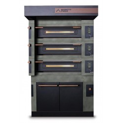 Piec trzykomorowy S100 Icon z okapem i komorą rozrostu H700mm Moretti Forni MFSI100TL