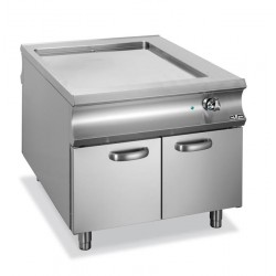 Płyta grillowa elektryczna gładka na szafce Domina 1100