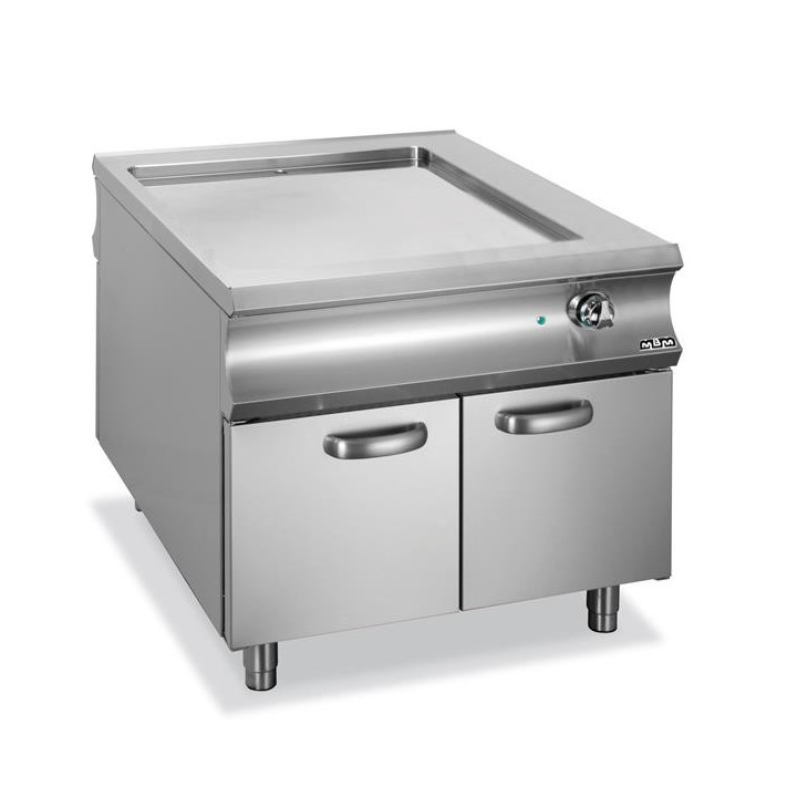 Płyta grillowa elektryczna gładka na szafce Domina 1100