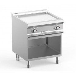 Płyta grillowa elektryczna podwójna  na podstawie ryflowana linia DominaPro 700 