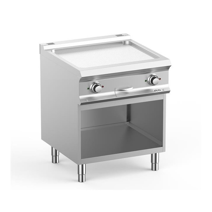 Płyta grillowa elektryczna podwójna  na podstawie ryflowana linia DominaPro 700 