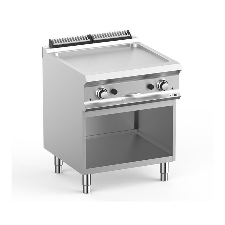 Płyta grillowa gazowa podwójna na podstawie gładka linia DominaPro 700 