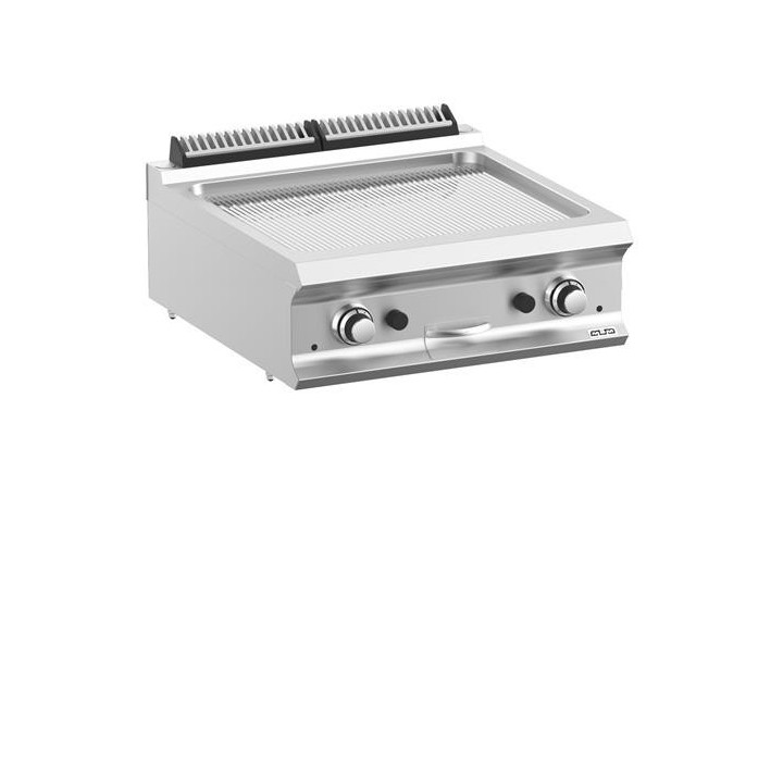 Płyta grillowa gazowa podwójna nastawna ryflowana linia DominaPro 700 